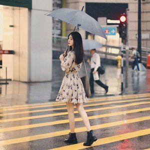 Long-Sleeved Floral Print Chiffon Dress Size Small in Light Tan